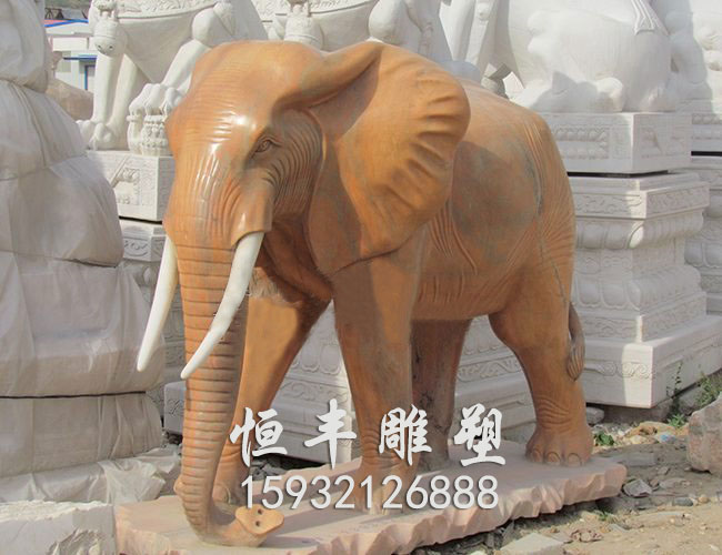 曲阳石雕大象