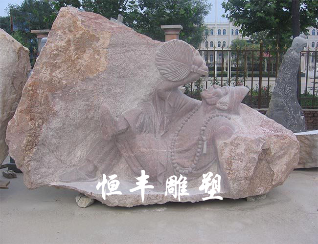 石雕济公佛像