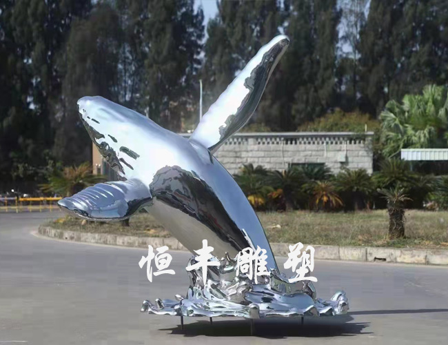 不锈钢鱼雕塑
